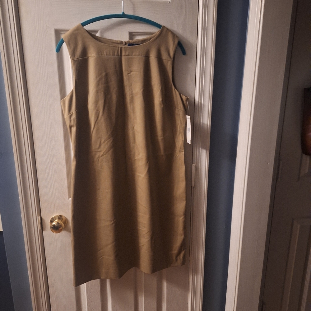 Karen Scott Classic Camel Sleeveless Dress